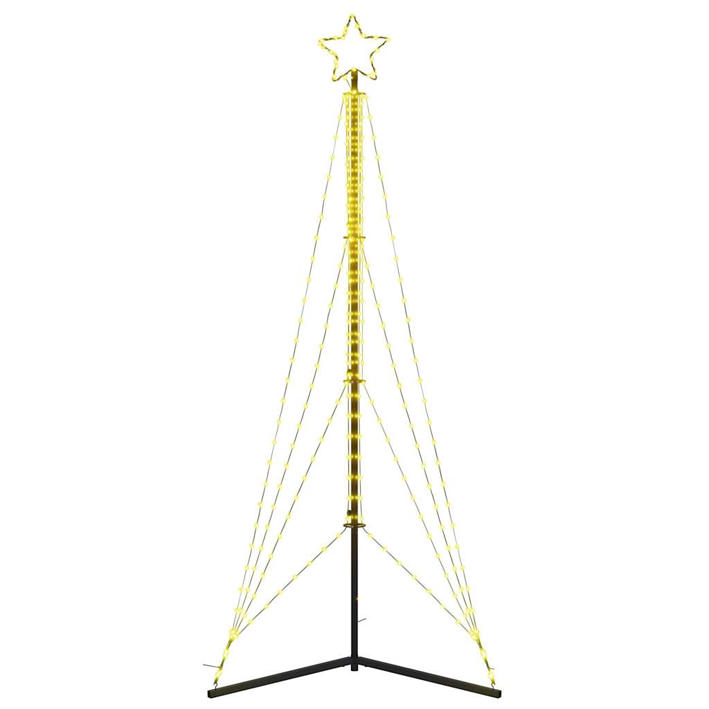 Albero di Natale a LED 483 LED Bianco Caldo 240 cm
