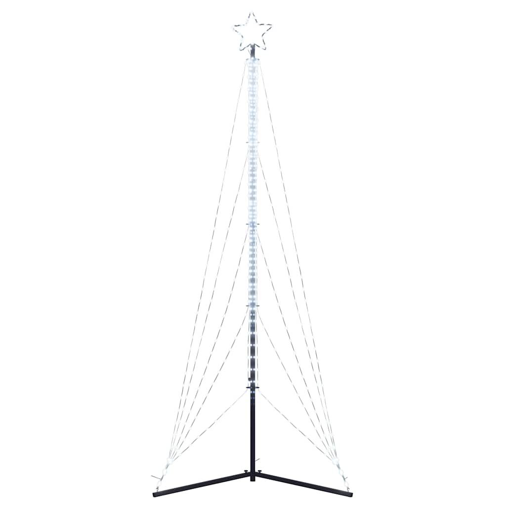 Albero di Natale a LED 525 LED Bianco Freddo 302 cm