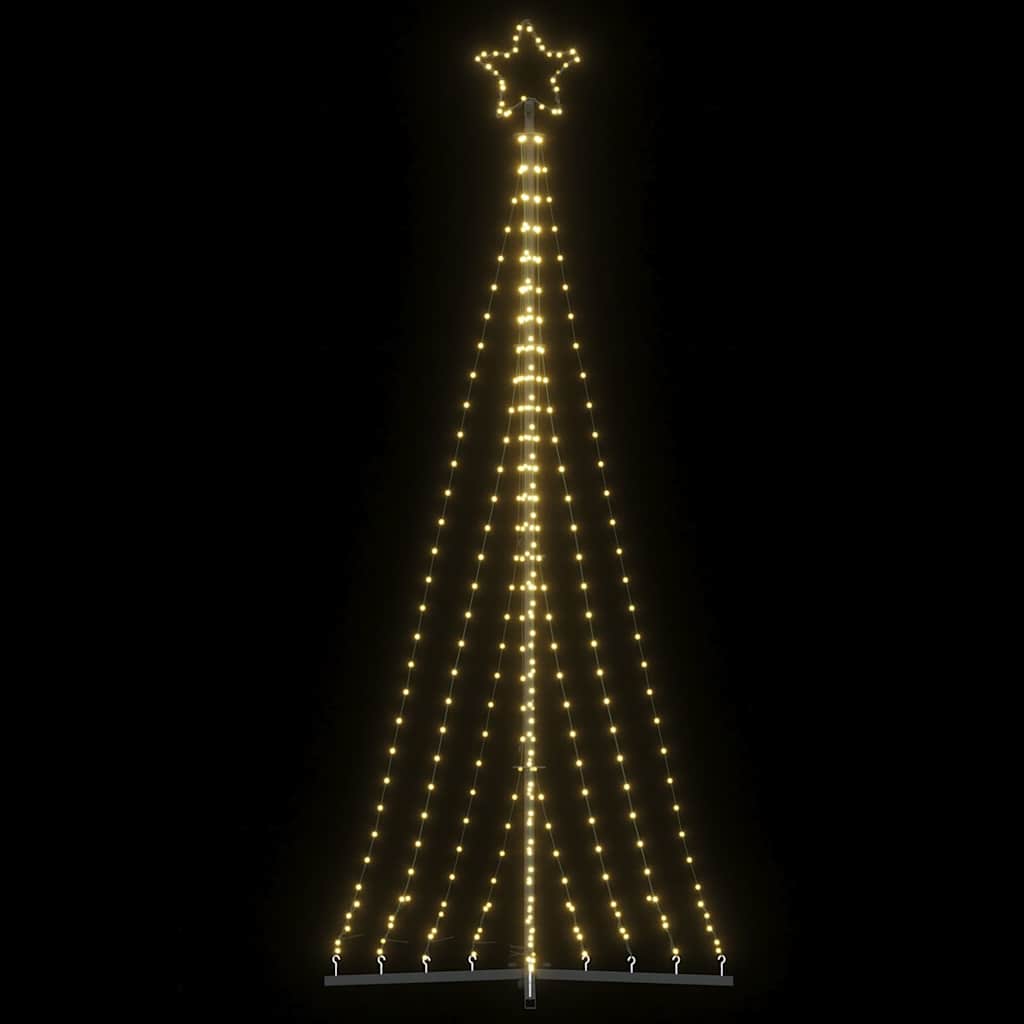 Albero di Natale a LED 447 LED Bianco Caldo 249 cm - homemem39
