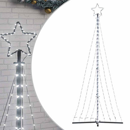 Albero di Natale a LED 447 LED Bianco Freddo 250 cm