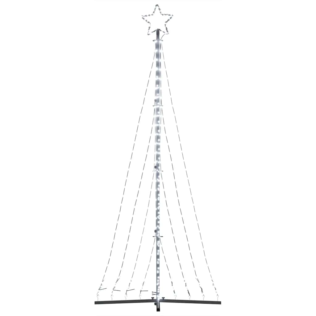 Albero di Natale a LED 447 LED Bianco Freddo 250 cm