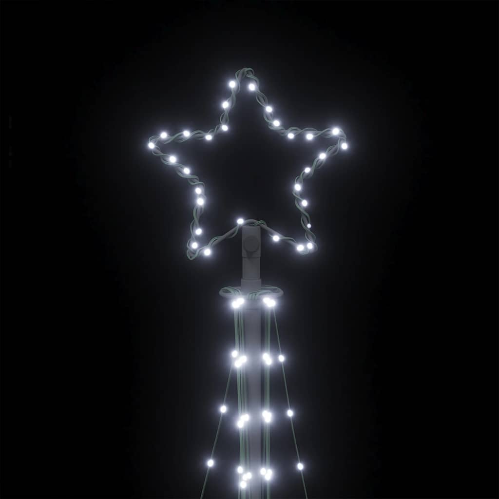 Albero di Natale a LED 447 LED Bianco Freddo 250 cm