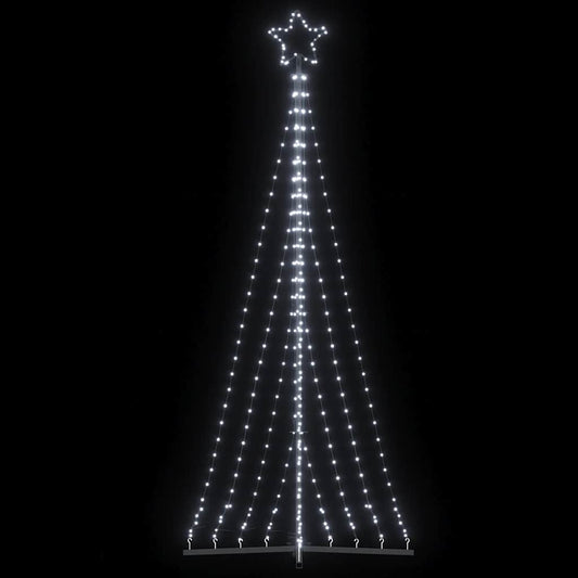 Albero di Natale a LED 447 LED Bianco Freddo 250 cm