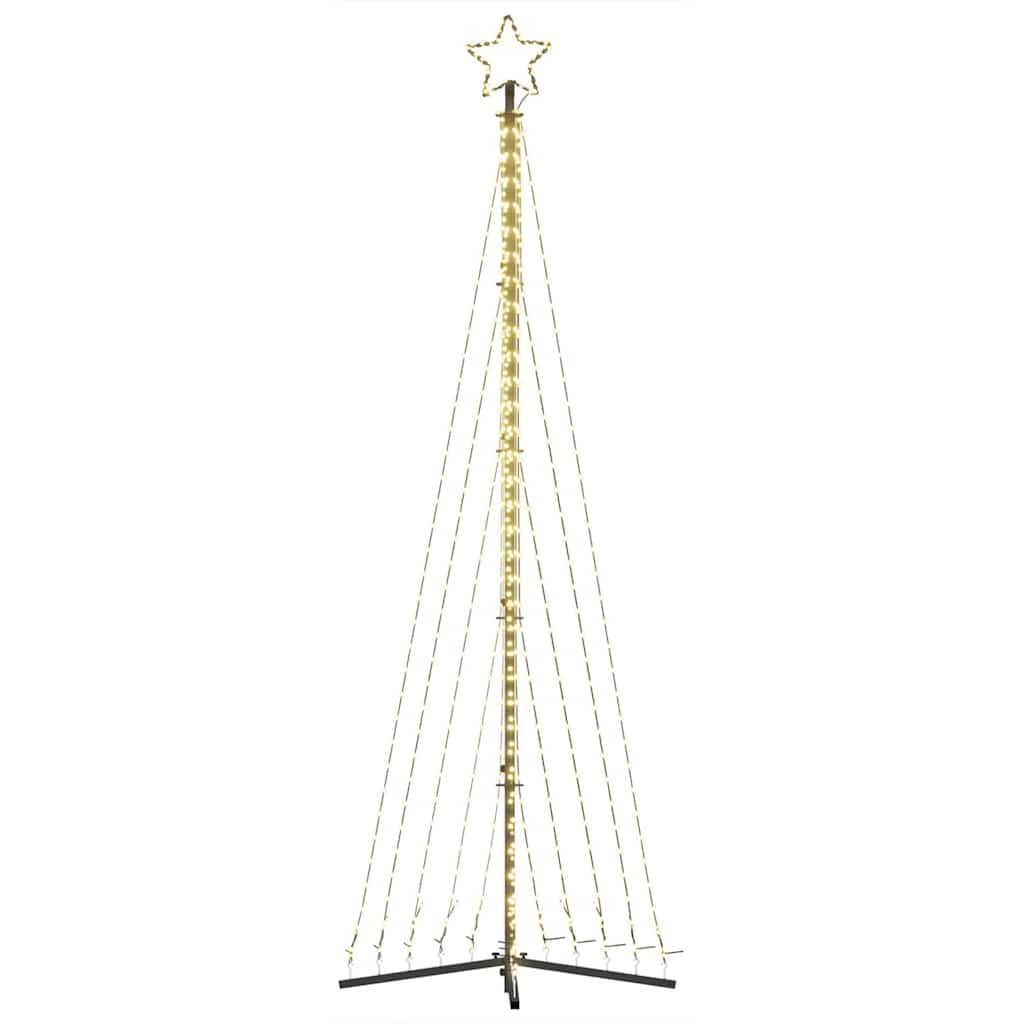Albero di Natale a LED 495 LED Bianco Caldo 300,5 cm