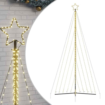 Albero di Natale a LED 570 LED Bianco Caldo 399 cm - homemem39
