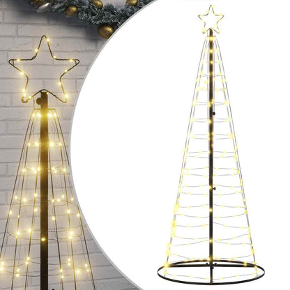 Albero di Natale a LED 200 LED Bianco Caldo 180 cm