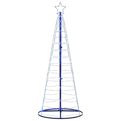 Albero di Natale a LED 200 LED Blu 180 cm