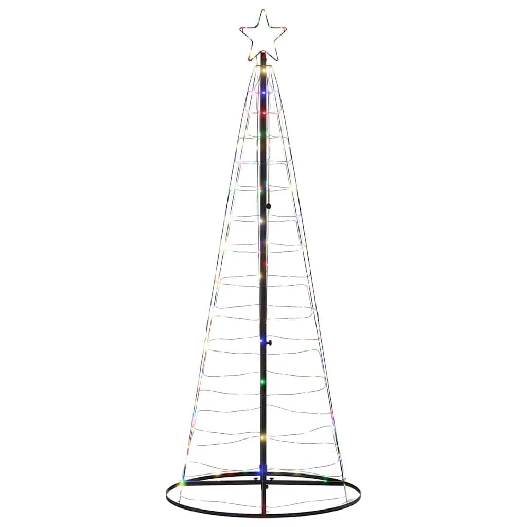 Albero di Natale a LED 200 LED Colorato 180 cm