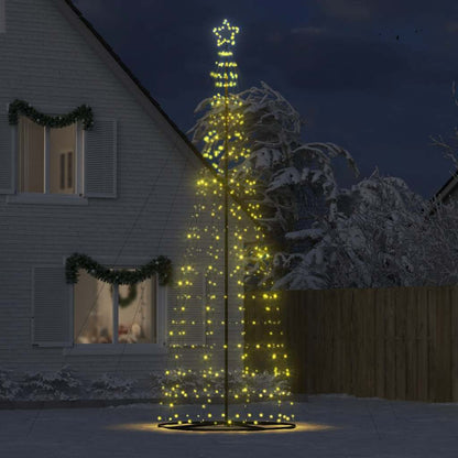 Albero di Natale a LED 1534 LED Bianco Caldo 500 cm