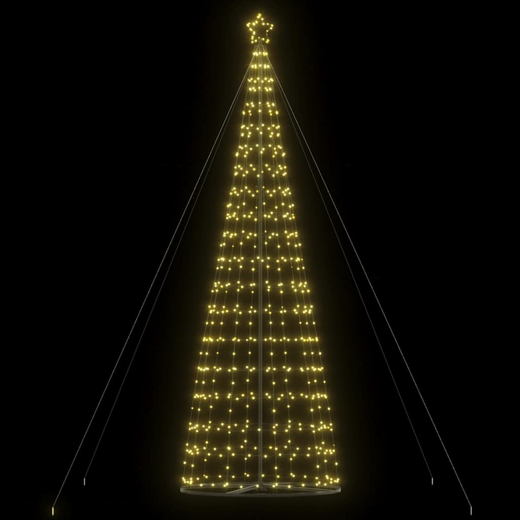 Albero di Natale a LED 1534 LED Bianco Caldo 500 cm