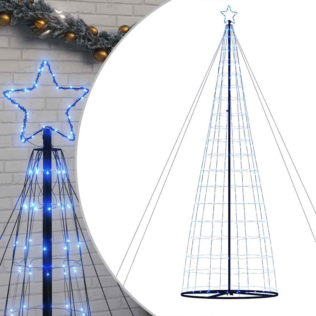 Albero di Natale a LED 1534 LED Blu 500 cm | homemem39