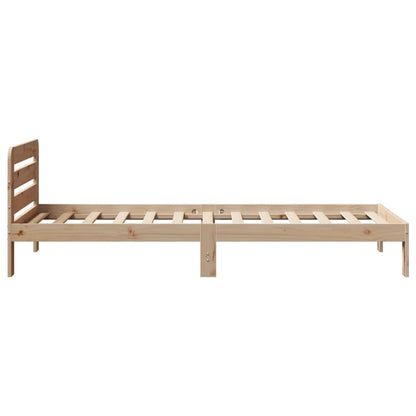 Letto senza Materasso 90x200 cm in Legno Massello di Pino - homemem39