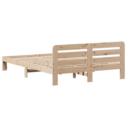 Letto senza Materasso 120x200 cm in Legno Massello di Pino | homemem39