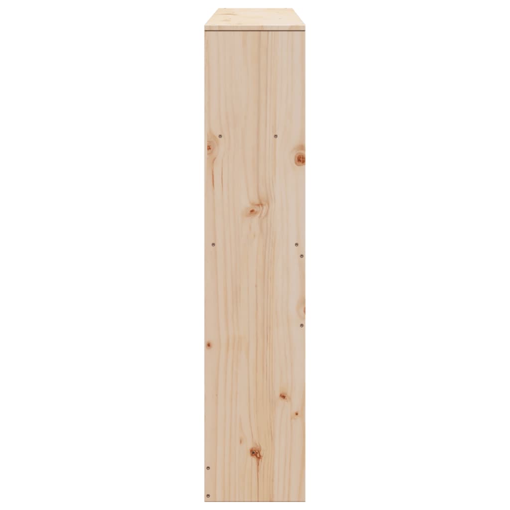 Testiera con Ripiani 150 cm in Legno Massello di Pino - homemem39