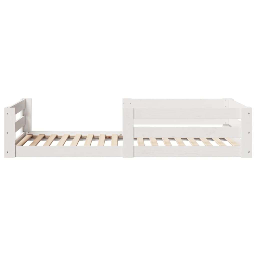 Giroletto senza materasso bianco 80x160 cm legno di pino | homemem39