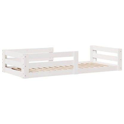 Giroletto senza materasso bianco 80x160 cm legno di pino | homemem39