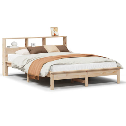 Letto Libreria senza Materasso 120x190 cm in Legno di Pino | homemem39