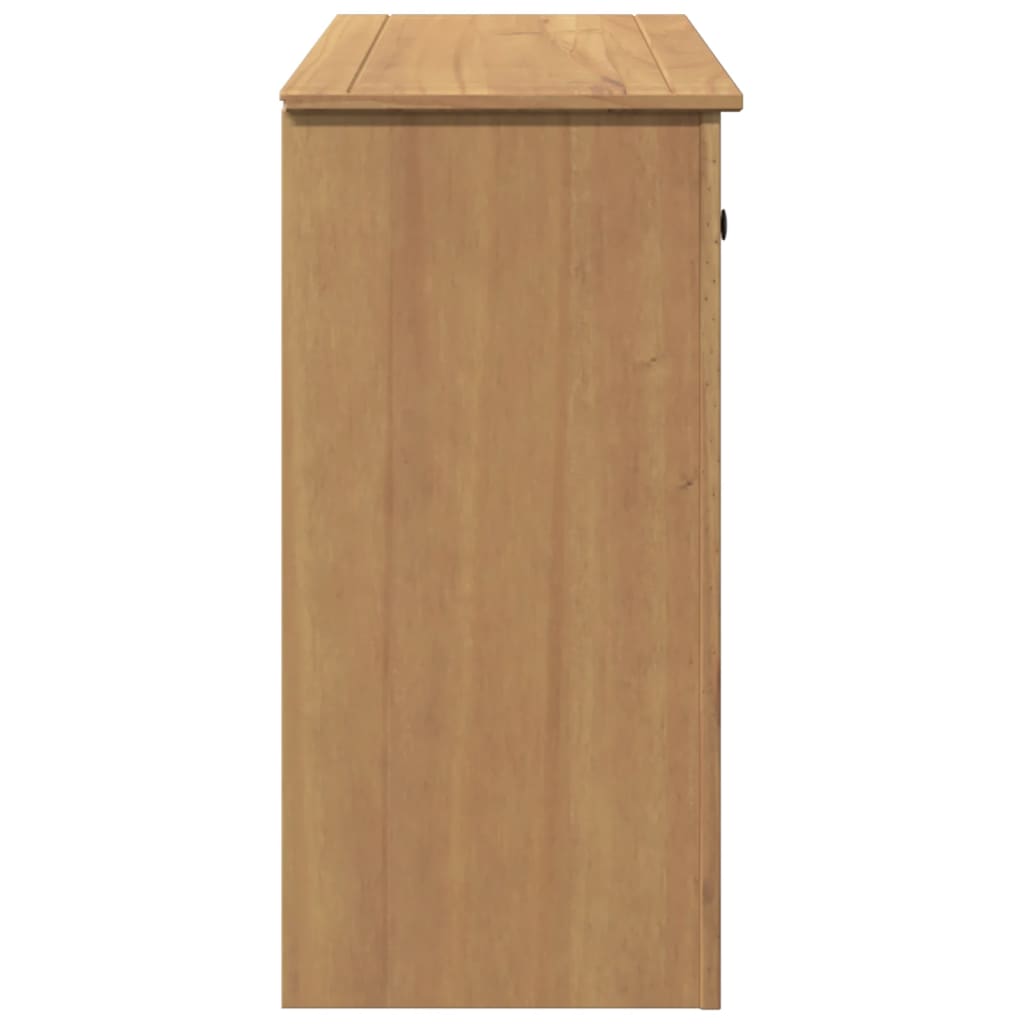 Credenza con Cassetto Panama 93x40x80 cm Legno Massello di Pino - homemem39