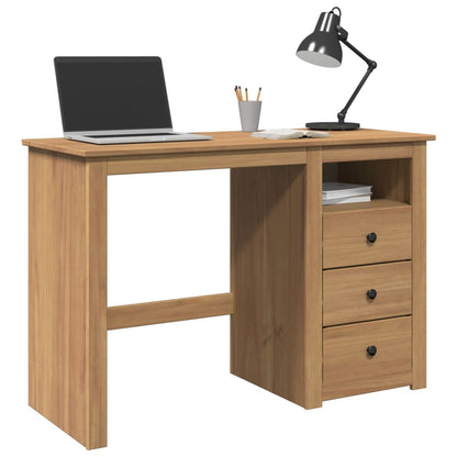 Scrivania PANAMA 112x45x75 cm Legno Massello di Pino | homemem39
