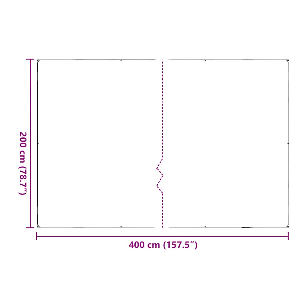 Copertura per Piante con Occhielli 2x4 m in Polietilene | homemem39