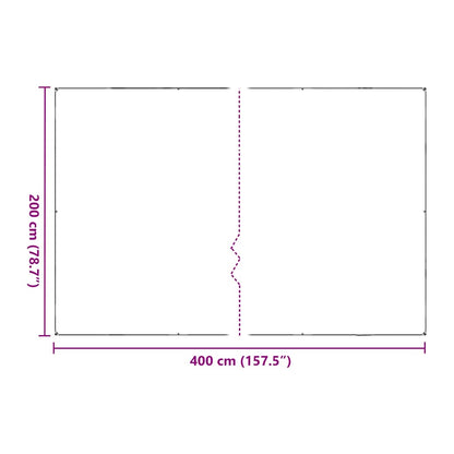 Copertura per Piante con Occhielli 2x4 m in Polietilene | homemem39