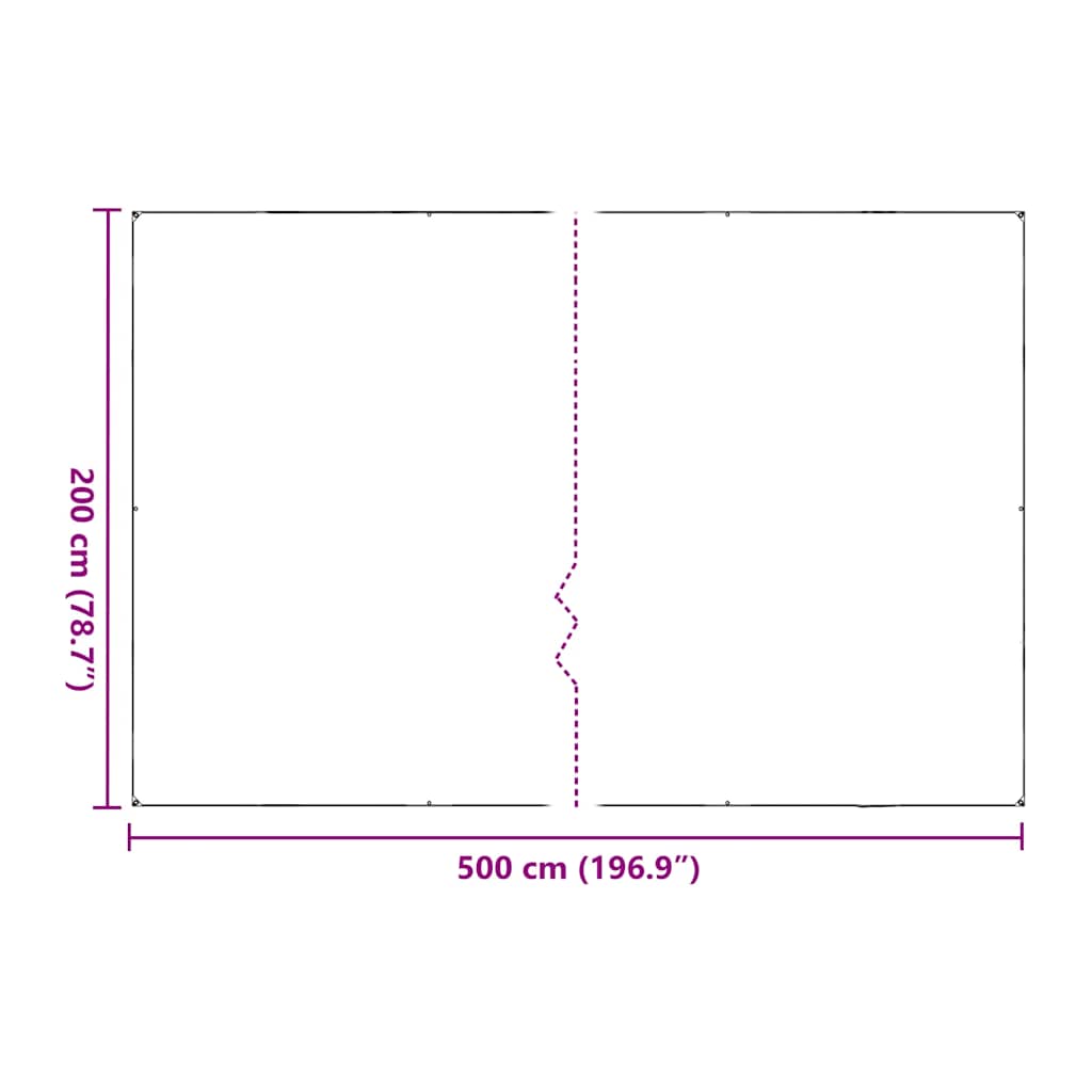 Copertura per Piante con Occhielli 2x5 m in Polietilene | homemem39