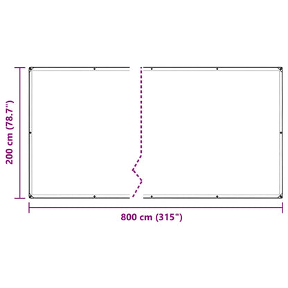 Copertura per Piante con Occhielli 2x5 m in Polietilene | homemem39