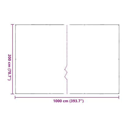 Copertura per Piante con Occhielli 2x10 m in Polietilene | homemem39