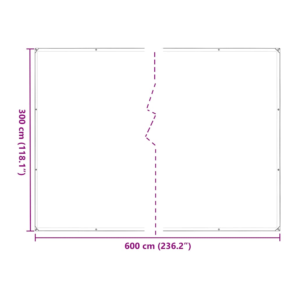 Copertura per Piante con Occhielli 3x6 m in Polietilene | homemem39