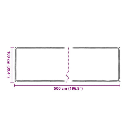 Copertura per Piante con Occhielli 1x5 m in Polietilene | homemem39