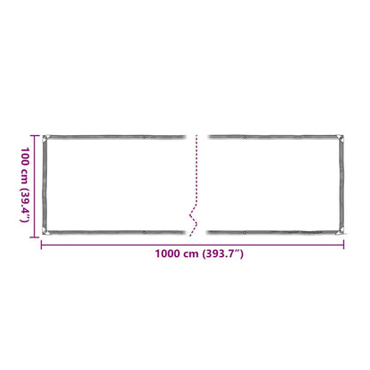 Copertura per Piante con Occhielli 1x10 m in Polietilene | homemem39