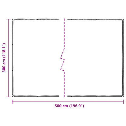 Copertura per Piante con Occhielli 3x5 m in Polietilene | homemem39