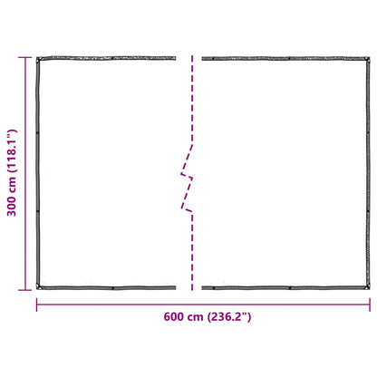 Copertura per Piante con Occhielli 3x6 m in Polietilene | homemem39
