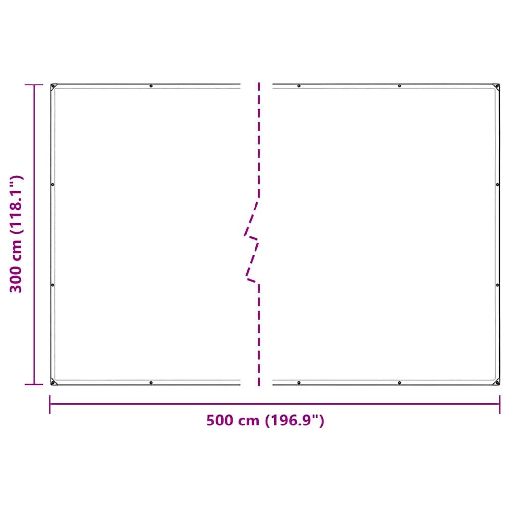 Copertura per Piante con Occhielli 3x5 m in PVC | homemem39