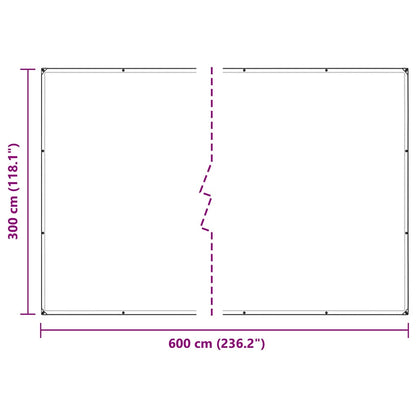 Copertura per Piante con Occhielli 3x6 m in PVC | homemem39