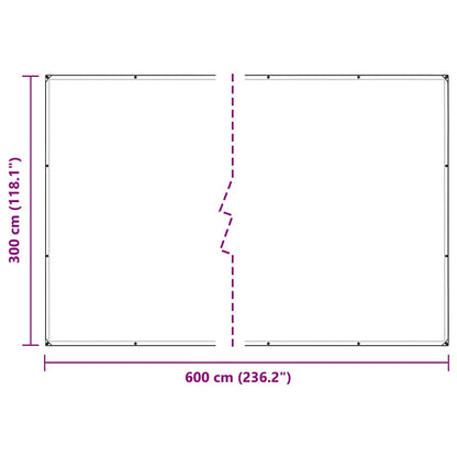 Copertura per Piante con Occhielli 3x6 m in PVC