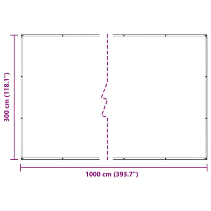 Copertura per Piante con Occhielli 3x10 m PVC | homemem39