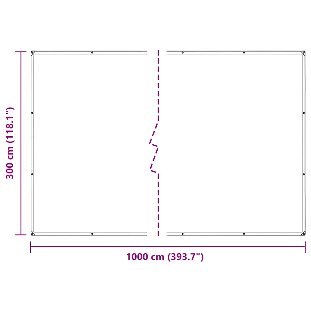 Copertura per Piante con Occhielli 3x10 m PVC