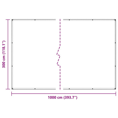 Copertura per Piante con Occhielli 3x10 m PVC