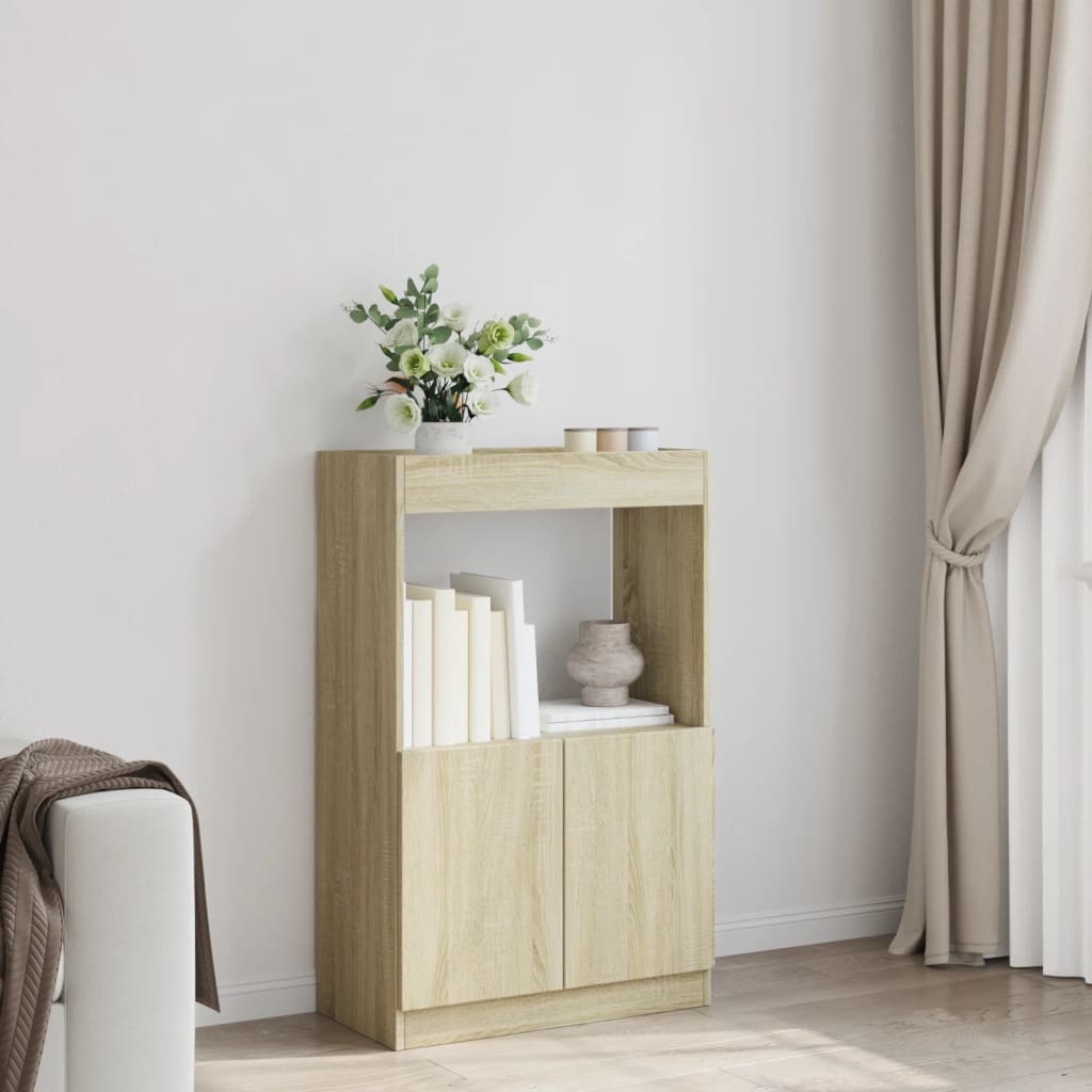 Credenza Rovere Sonoma 63x33x100 cm in Truciolato