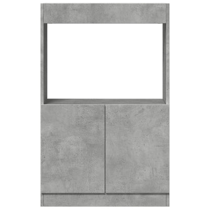 Credenza Grigio Cemento 63x33x100 cm in Truciolato