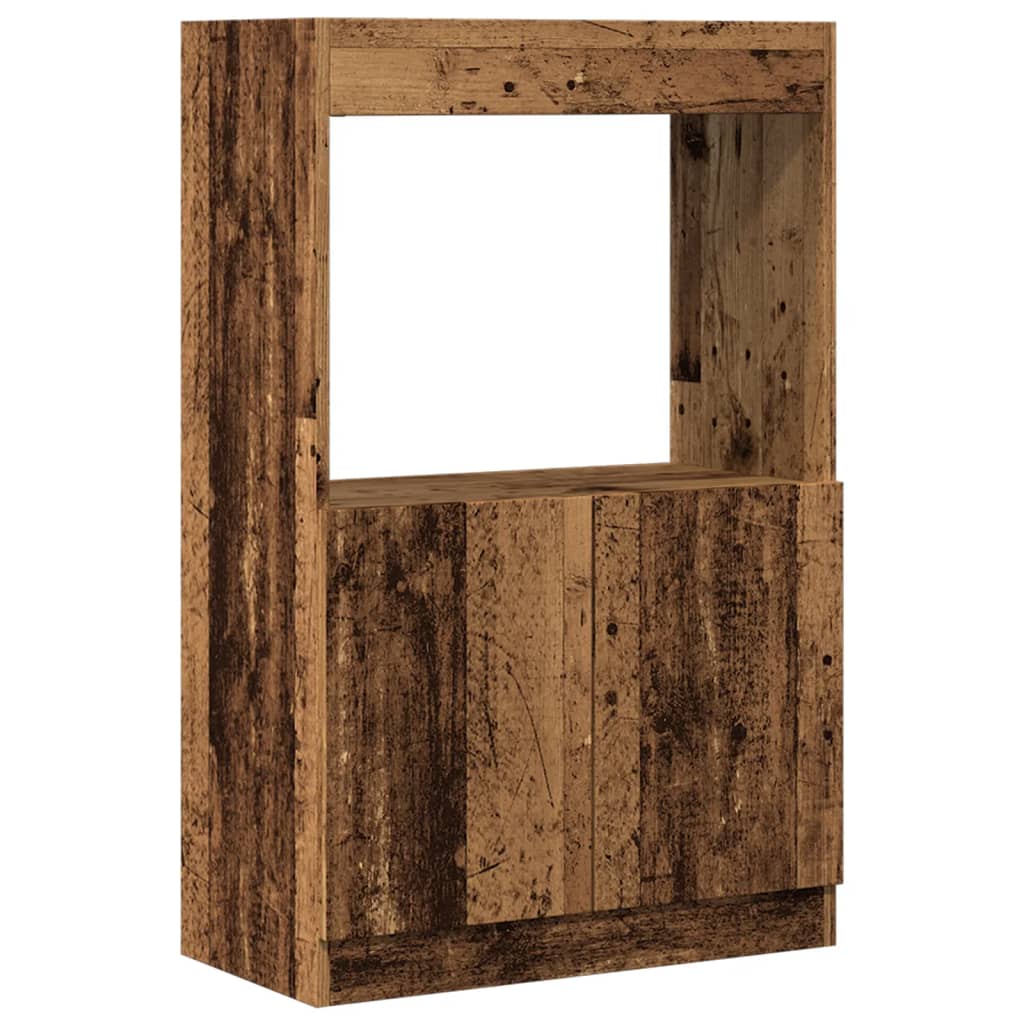 Credenza Legno Antico 63x33x100 cm in Truciolato