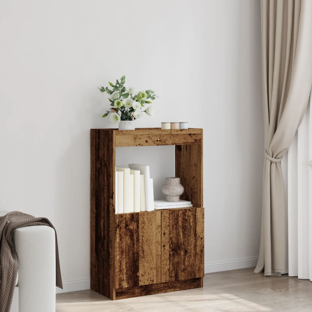 Credenza Legno Antico 63x33x100 cm in Truciolato