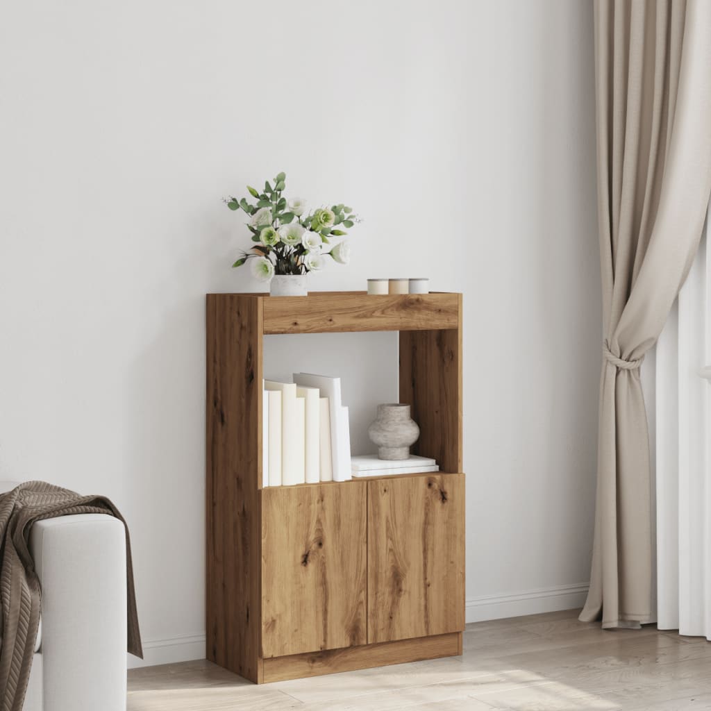 Credenza Rovere Artigianale 63x33x100 cm in Truciolato