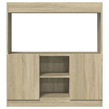 Credenza Rovere Sonoma 92x33x100 cm in Legno Multistrato