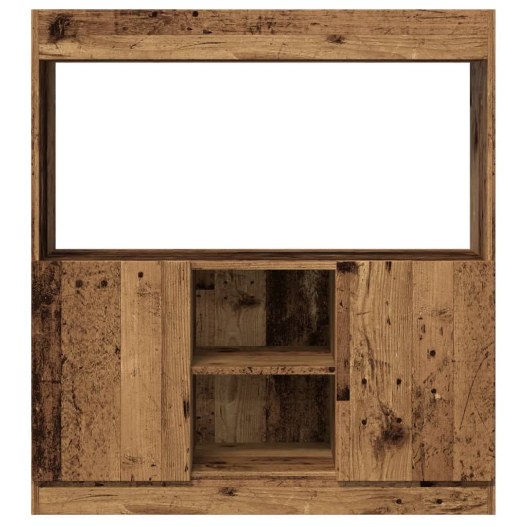 Credenza Legno Antico 92x33x100 cm in Legno Multistrato