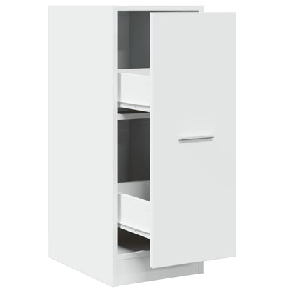 Mobiletto da Farmacia Bianco 30x41x77,5 cm Legno Agglomerato | homemem39