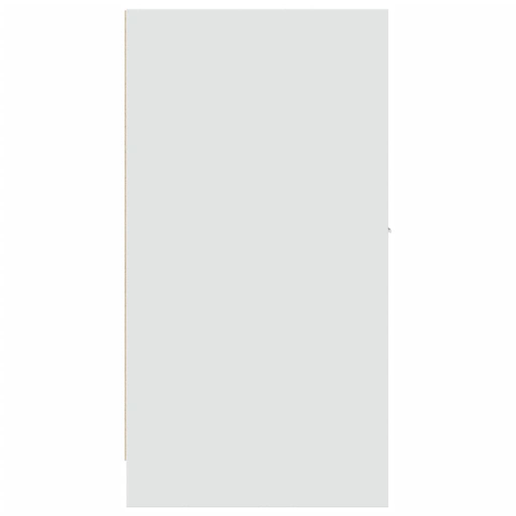 Mobiletto da Farmacia Bianco 30x41x77,5 cm Legno Agglomerato | homemem39