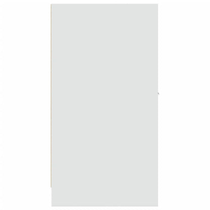 Mobiletto da Farmacia Bianco 30x41x77,5 cm Legno Agglomerato | homemem39