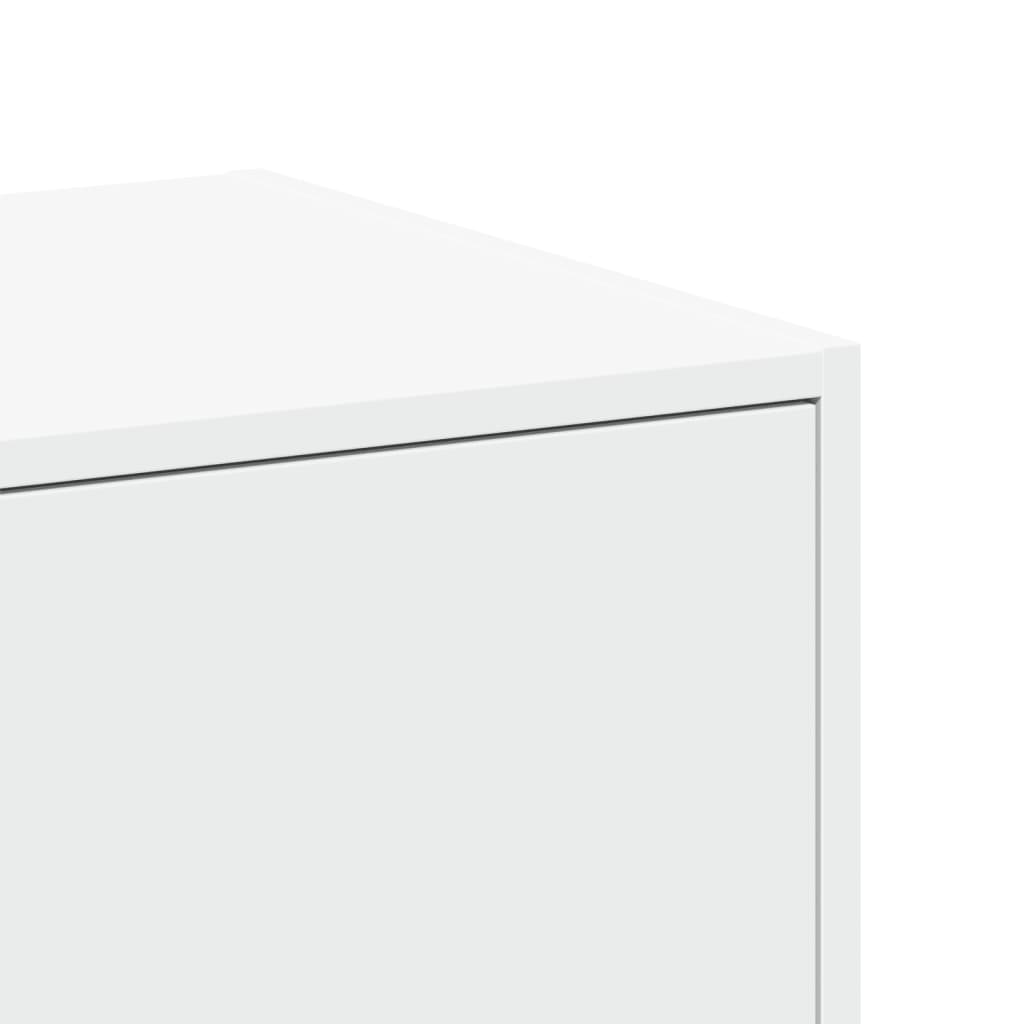 Mobiletto da Farmacia Bianco 30x41x77,5 cm Legno Agglomerato | homemem39